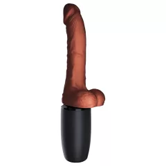 King Cock Plus 7.5 - Realistic Vibe with Balls (Brown)