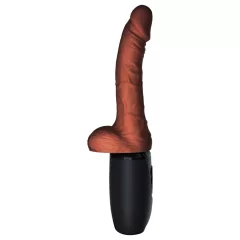 King Cock Plus 7.5 - Realistic Vibe with Balls (Brown)