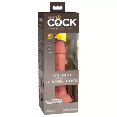   King Cock Elite 6 - Realistic Suction Cup Dildo (6") - Natural"