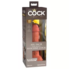   King Cock Elite 6 - Suction Cup Realistic Dildo (6) - Dark"