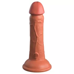   King Cock Elite 6 - Suction Cup Realistic Dildo (6) - Dark"