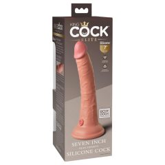   King Cock Elite 7 Suction Cup Realistic Dildo (7") - Natural"