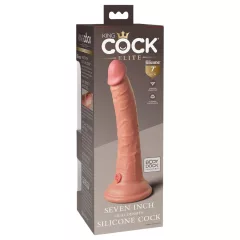   King Cock Elite 7 Suction Cup Realistic Dildo (18cm) - Natural"