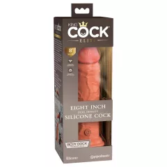   King Cock Elite 8 - Suction Cup Dildo (8) - Dark Natural"