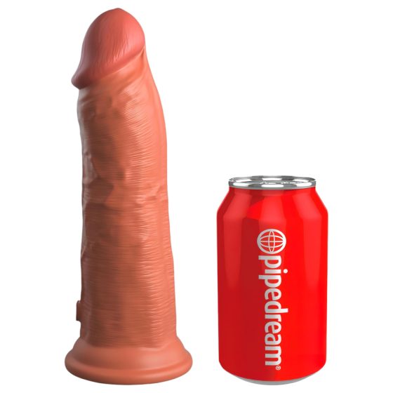 King Cock Elite 8 - Suction Cup Dildo (8) - Dark Natural"