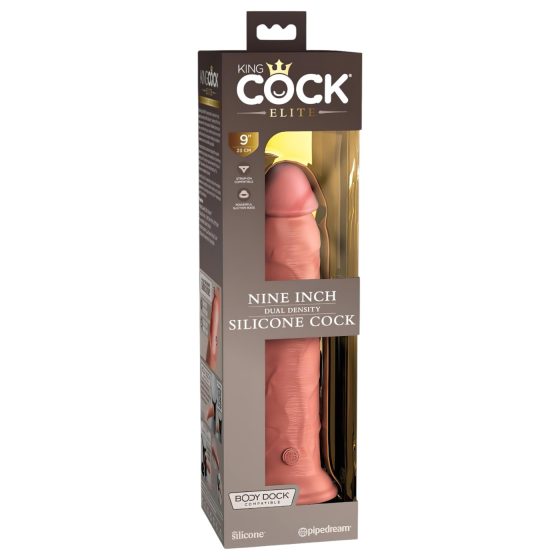 King Cock Elite 9 - Lifelike 9 Suction Cup Dildo - Natural"