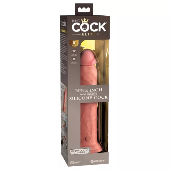 King Cock Elite 9 - Lifelike 9 Suction Cup Dildo - Natural"