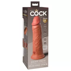   King Cock Elite 8 - Realistic 8 Vibrator (Dark Skin Tone)"