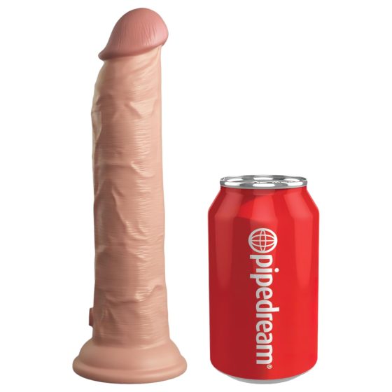 King Cock Elite 9 - Suction Cup Vibrator 9 - Natural"
