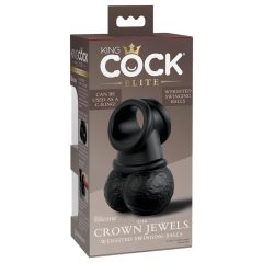 King Cock Elite Crown Jewels - Attachment for Dildo (Black)