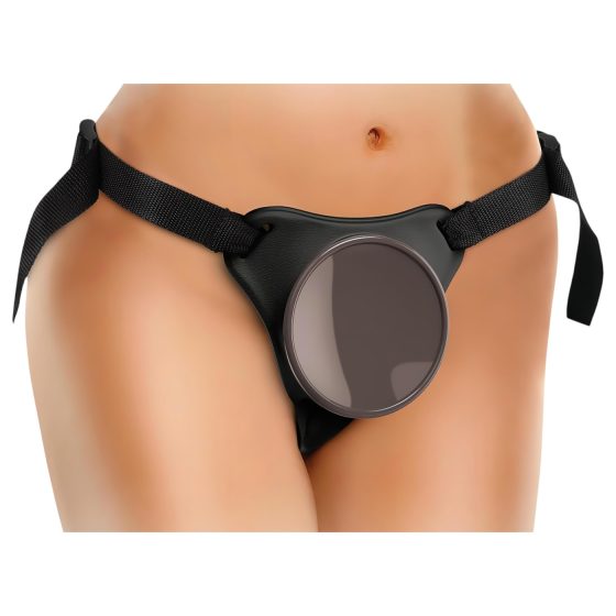 King Cock Elite Comfy Body Dock - Strap-On Harness (Brown)