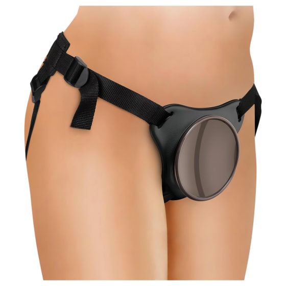 King Cock Elite Comfy Body Dock - Strap-On Harness (Brown)