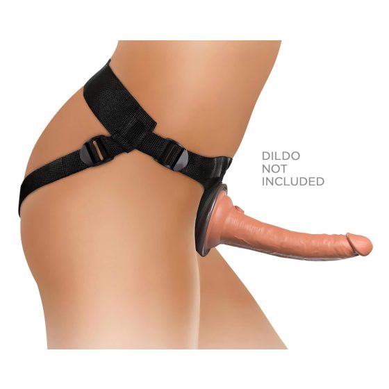 King Cock Elite Comfy Body Dock - Strap-On Harness (Brown)