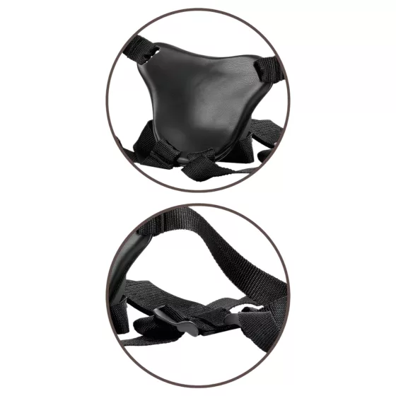 King Cock Elite Comfy Body Dock Strap-On (Brown)