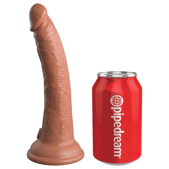 King Cock Elite Comfy - Strap-On Dildo with Harness (Dark Natural)