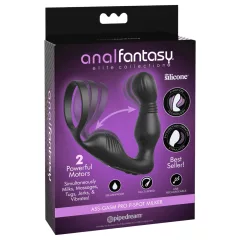   Anal Fantasy Elite - Prostate Vibrator with Cock Ring (Black)