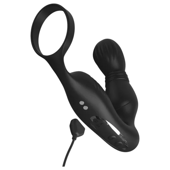 Anal Fantasy Elite - Prostate Vibrator with Cock Ring (Black)