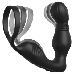   Anal Fantasy Elite - Prostate Vibrator with Cock Ring (Black)