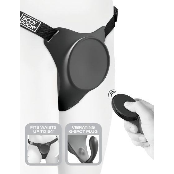 Body Dock G-Spot Pro - Wireless Strap-On (Black)