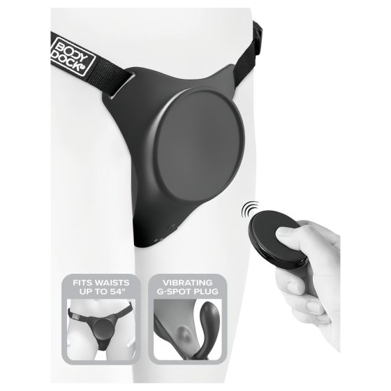 Body Dock G-spot Pro and Silexd 7 dildo (black-natural)