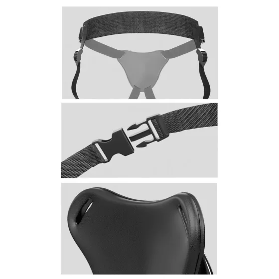 Body Dock OG - Strap-On for Suction Cup Base (Black)