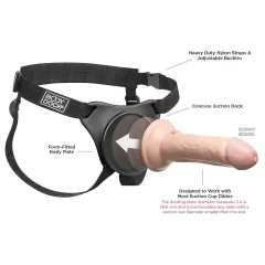 Body Dock OG - strap-on base for suction cup (black)