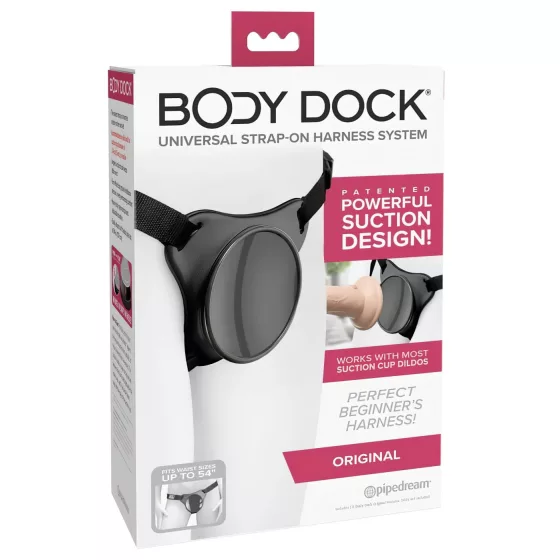 Body Dock OG - strap-on base for suction cup (black)
