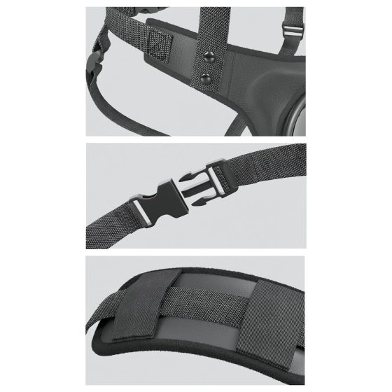 Body Dock - Black Strap-On Harness Panty
