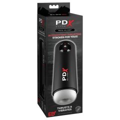   PDX Elite Moto Milker - Pulsing Vibrating Masturbator (Black)