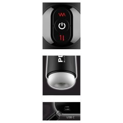   PDX Elite Moto Milker - Pulsing Vibrating Masturbator (Black)