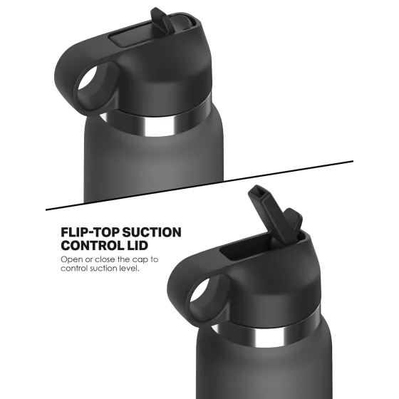 Secret Sensation - Discreet Pleasure Flask (Black-Brown)