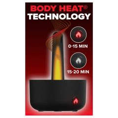 PDX Elite Milk Me Hotter - Warming Masturbator (Black)