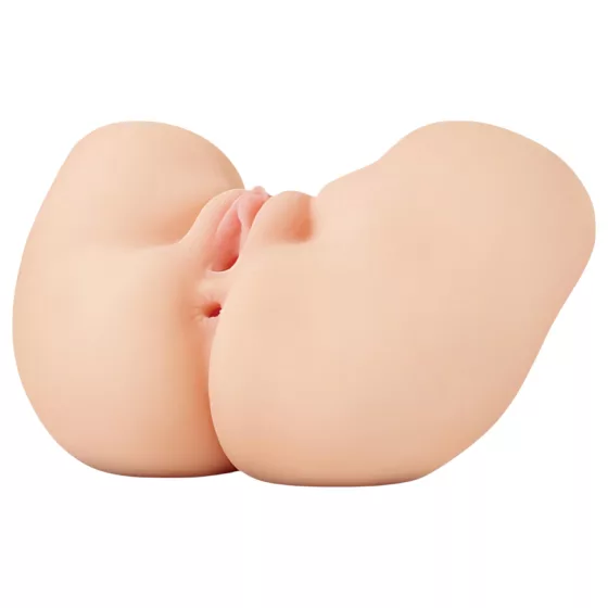PDX Elite - Vibrating 2-in-1 Masturbator (Natural)