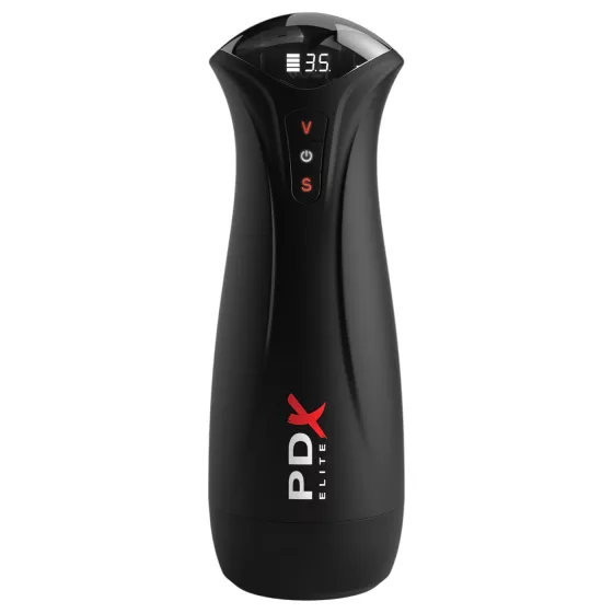 PDX Elite - Suction & Vibration Masturbator (Black)
