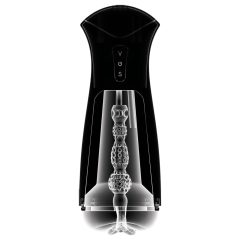 PDX Elite - suction, vibrating masturbator (black) 