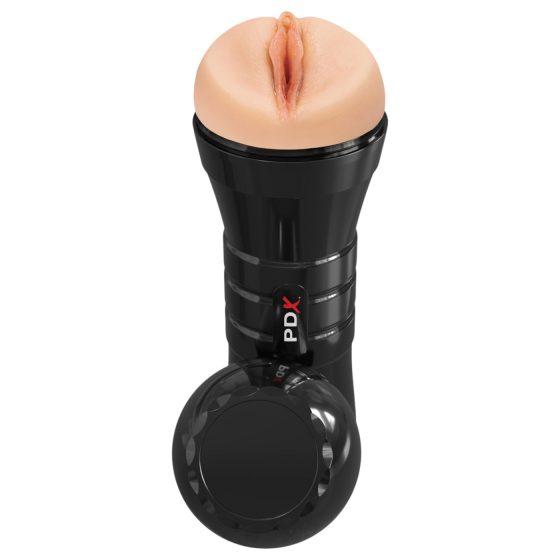 PDX Extreme Wet Pussy - lifelike vagina masturbator - XXL (black)