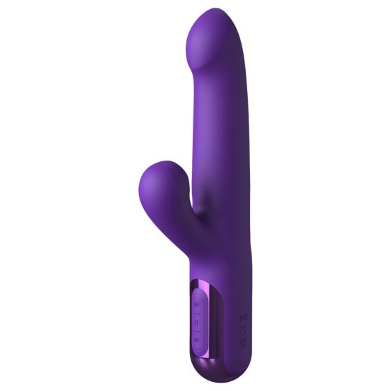 Fantasy For Her - 2in1 thrusting vibrator and clitoral stimulator (purple) 