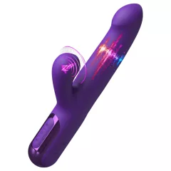   Fantasy For Her - 2in1 Thrusting Vibrator & Clit Stimulator (Purple)