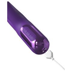   Fantasy For Her - 2in1 thrusting vibrator and clitoral stimulator (purple) 