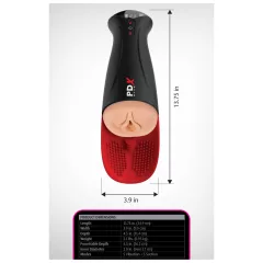   PDX Elite Fuck-O-Matic Pro XL automatic sucking masturbator - black