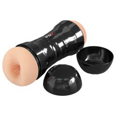   PDX Wet Pussies - lifelike vagina and anal masturbator (natural) 