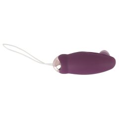   Javida - rechargeable, radio controlled, pulsating vibrating egg (purple)