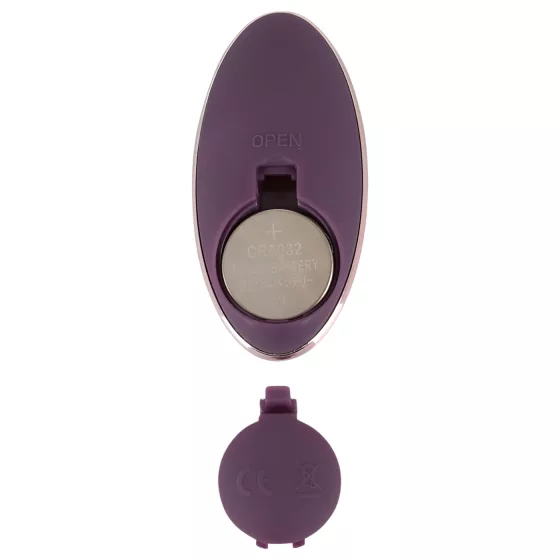 Javida - Purple Pulsating Radio-Controlled Vibrating Egg