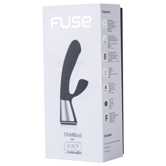 Fleshlight OHMIBOD Kiiroo - Smart Clitoral Vibrator (Black)