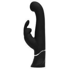   Happyrabbit Rechargeable G-spot - Black Thrusting Rabbit Vibrator