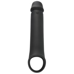   Rebel - Wireless Vibrating Penis Sleeve with Radio Function (Black)