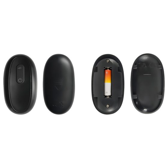 Rebel - Wireless Vibrating Penis Sleeve with Radio Function (Black)