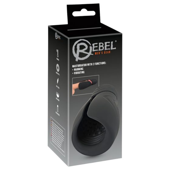 Rebel - Rechargeable Waterproof Black Vibrator