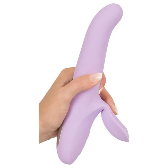 SMILE Thrusting - Rotating & Thrusting Vibrator with Clitoral Arm (Purple)