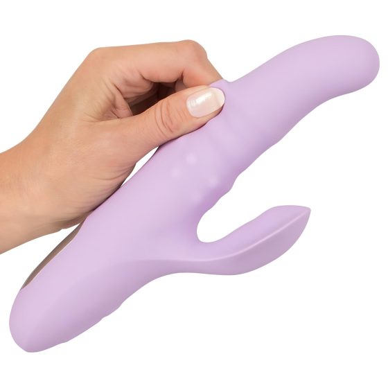 SMILE Thrusting - Rotating & Thrusting Vibrator with Clitoral Arm (Purple)